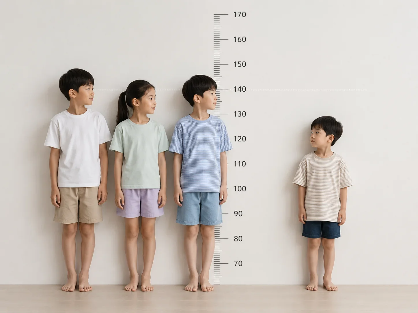 또래보다 작음